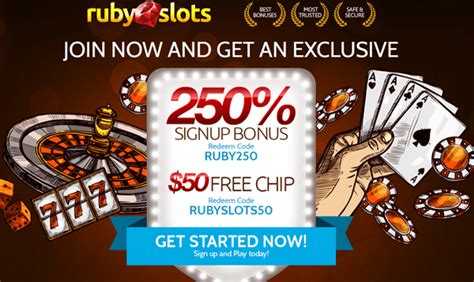 ruby slots free bonus codes